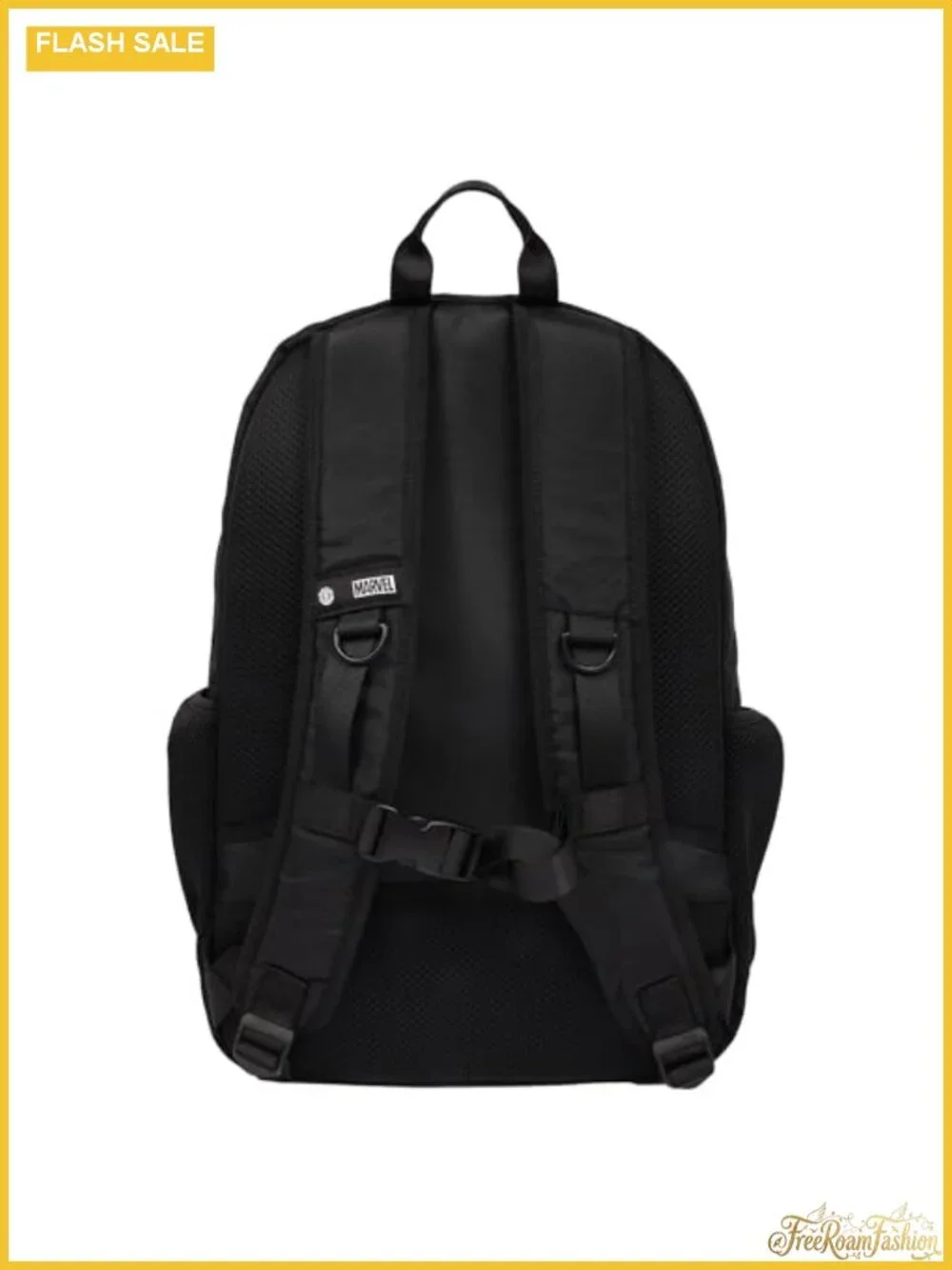 Oversized Rubberized Spider-Man Print Nylon Travel Daypack Backpack with Padded